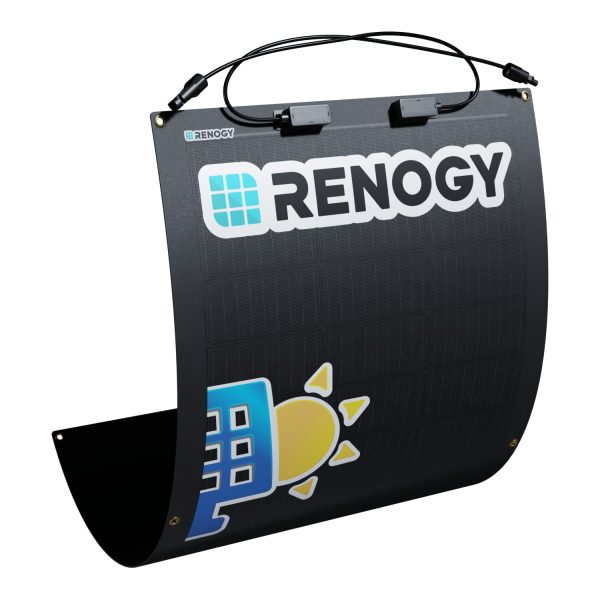 100W Flexible Volt Black Mono Solar Panel Renogy