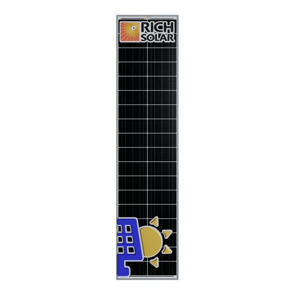 100W Monocrystalline 36 Half Cells Slim Rich Solar