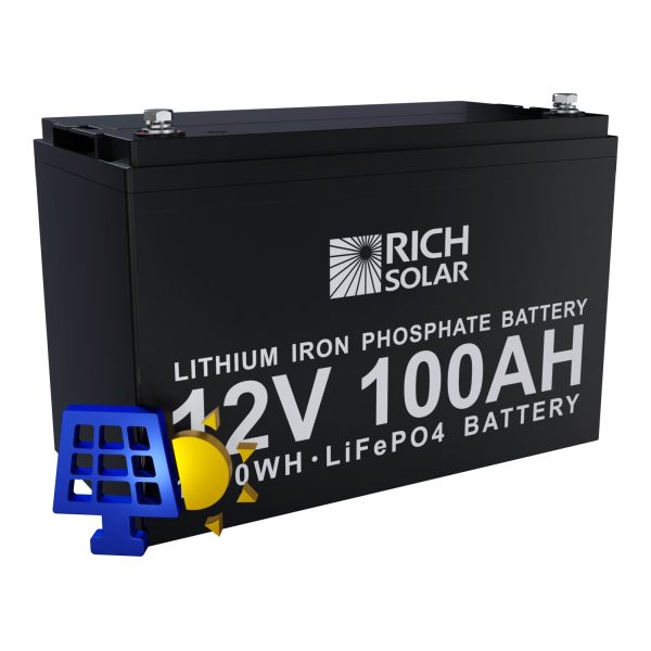 12.8V 100Ah LifePO4 Lithium Iron Phosphate Battery