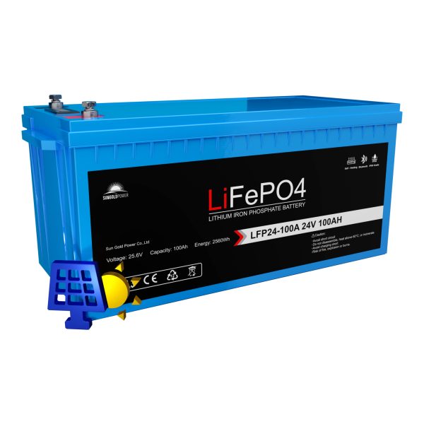 25.6V 100Ah Lifepo4 Deep Cicle Battery Bluetooth