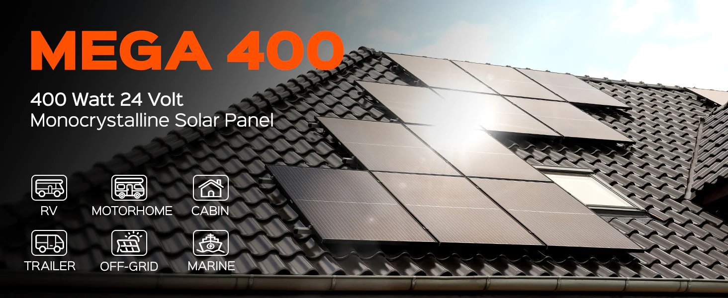 400W Mono Black PERC Rich Solar Panel