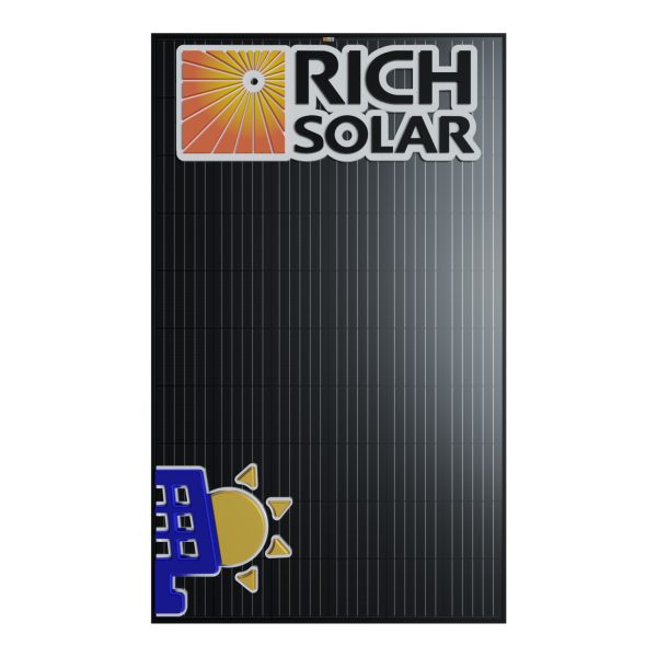 335W Monocrystalline Black 60 Cells Rich Solar