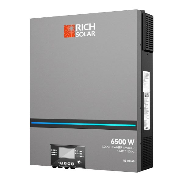 6500W 48VDC Off Grid Hybrid Solar Inverter