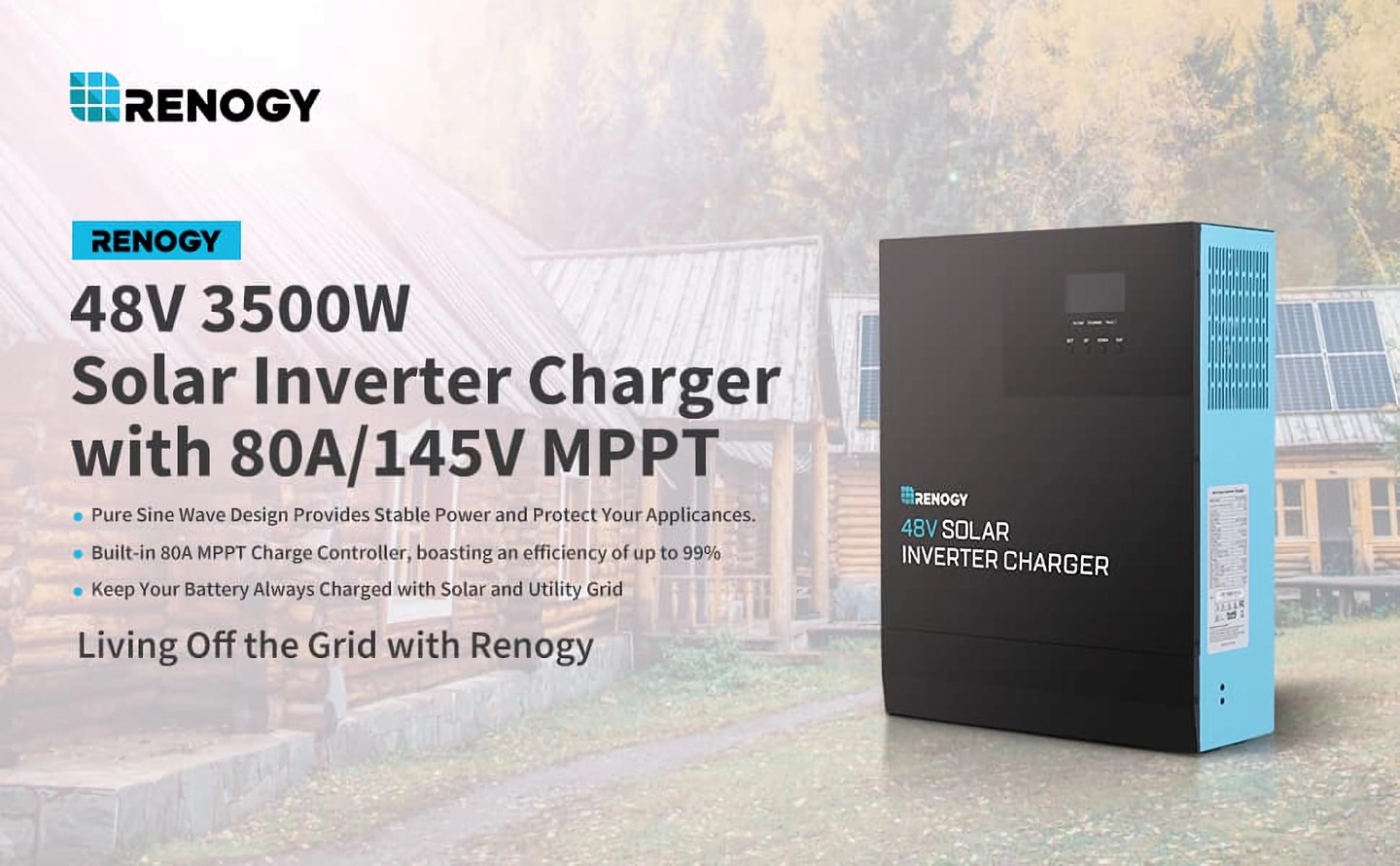 Renogy 3500W 48V Hybrid Inverter Charger