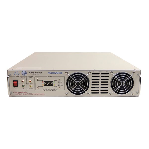 Rack Mount Inverter 2KW 48VDC 120VAC AIMS Power