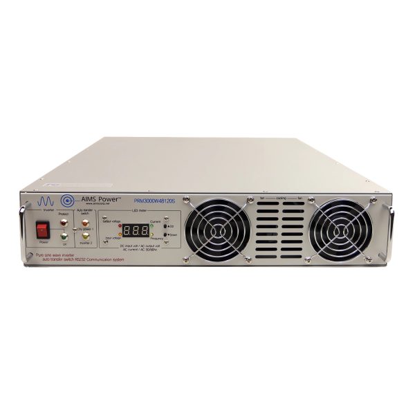 Rack Mount Inverter 3KW 24VDC 120VAC AIMS Power