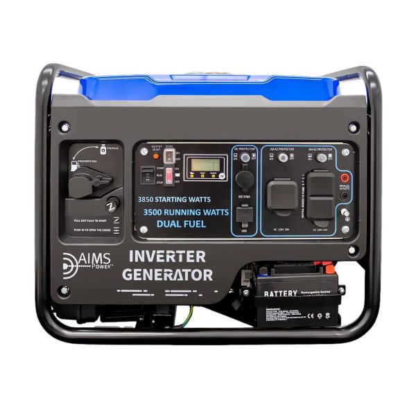 3850W Pure Sine Wave Portable Fuel Generator