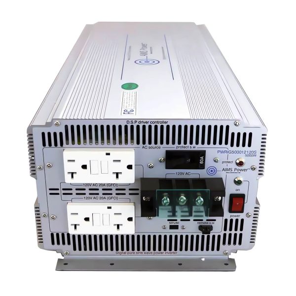 5KW 24V Pure Sine Wave Inverter Industrial AIMS