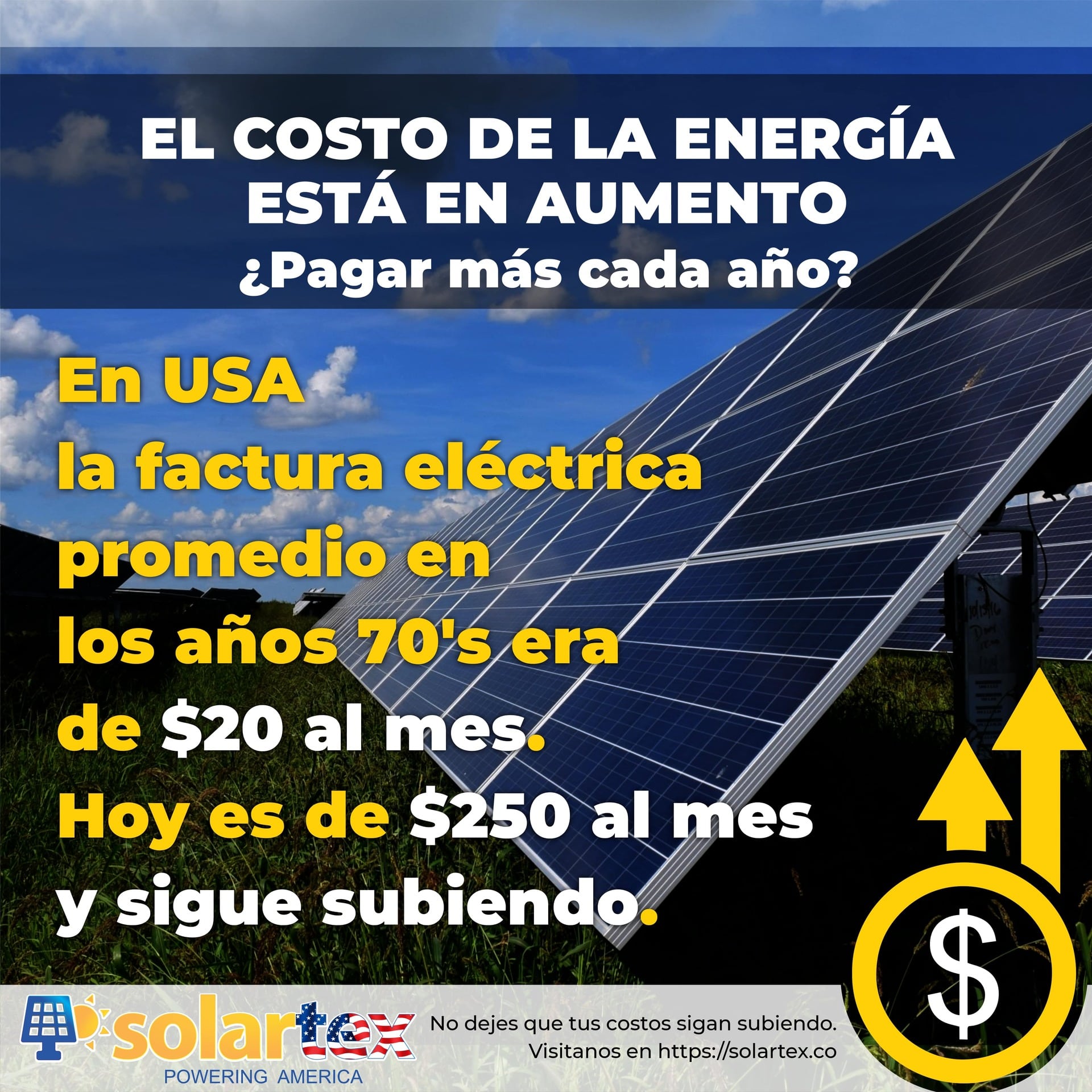 Vista de una instalación de energía renovable en un hogar